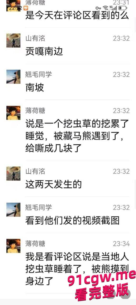 男子去西藏旅游被狗熊袭击，脸都吃没了血腥现场视频曝光！-5