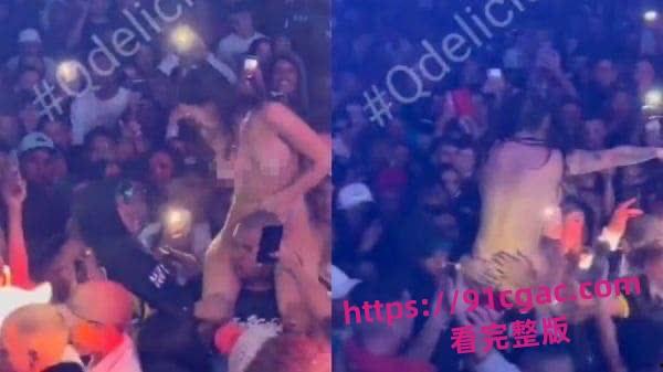 巴西女歌手皮波基尼亚演唱会大乱!丁字裤入观众群,男粉失控狂摸胸臀!-6